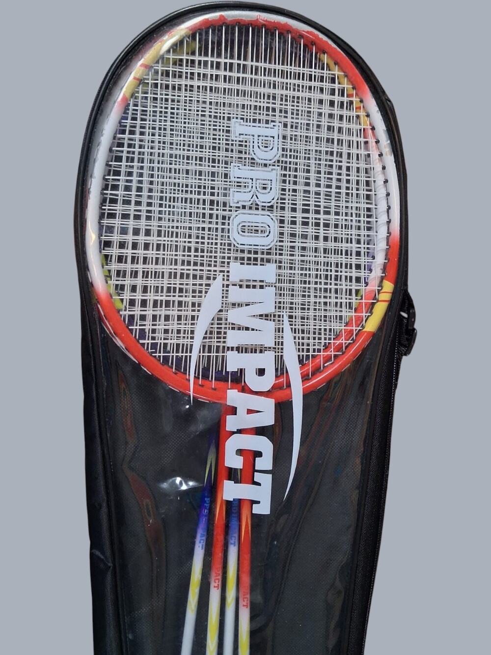 Pro Impact Badminton Racket Set 4 Racquets w/ Carrying Case Outdoor Sports Game